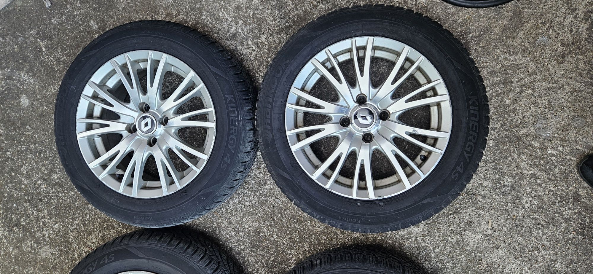 4/100/15 рено клио 4 ал.джанти с гуми за Renault clio 4броя