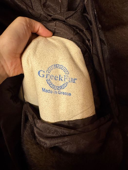 #56 Палто от норка.Sobol.Greek fur. Гърция Визон.Яке.Естествен косъм.