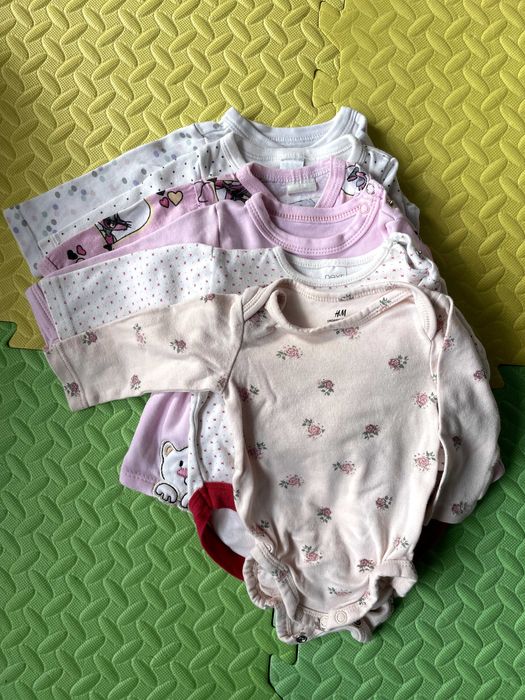 Лот детски дрешки за момиче + космонавт и чувалче за сън 62-68 размер