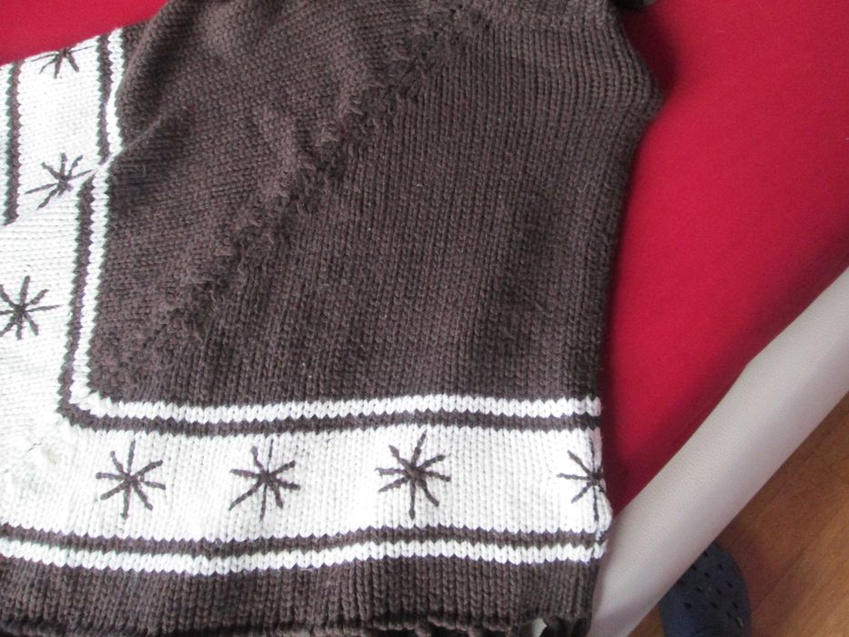 poncho maro dame L