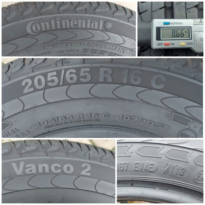 O bucată 205/65 R16C vară - una Semperit Continental