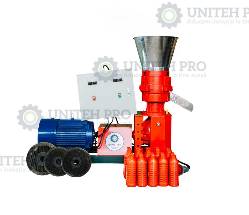 Granulator furaje KL-260 cu 3 matrite – producție. max. 600 kg/oră