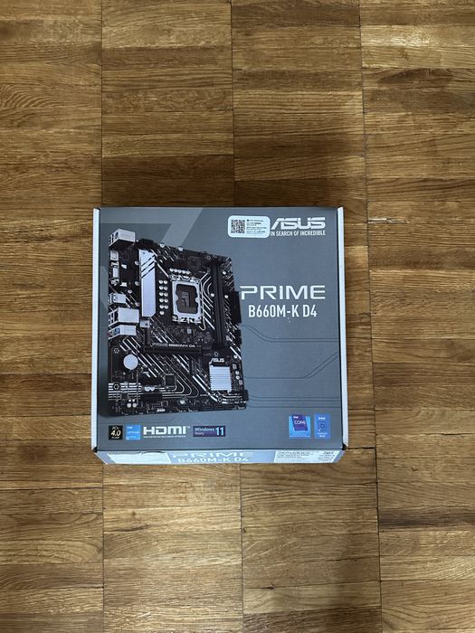 Asus prime B660M-K D4 материнская плата