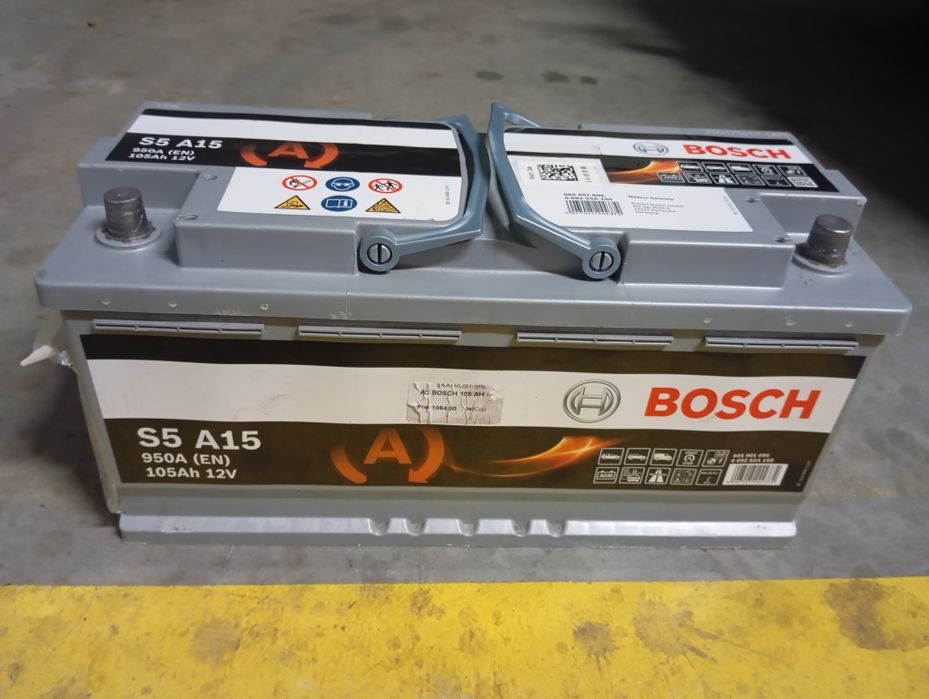 Baterie auto Bosch 105 amperi Agm cu start stop 2022
