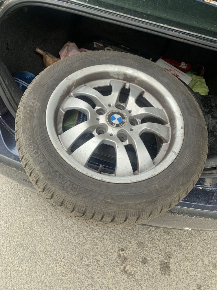 jante bmw pe 16 cu tot cu anvelope bune 205 55 16