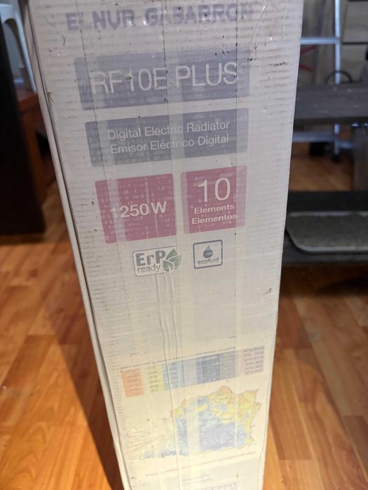 Elnur RF10E-PLUS - Inertia Electric Radiator, 1250W