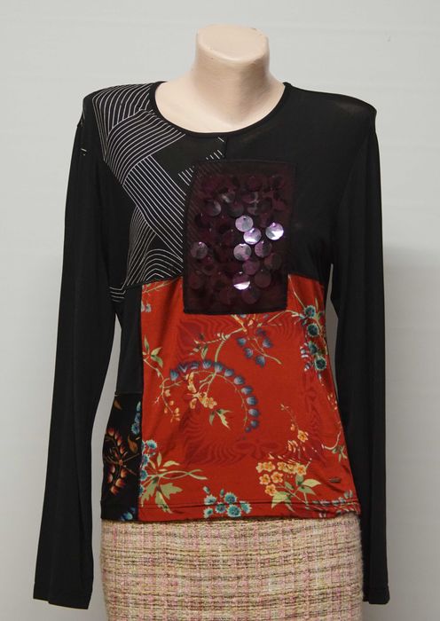 Tricou vintage KENZO Jeans multicolor marimea M