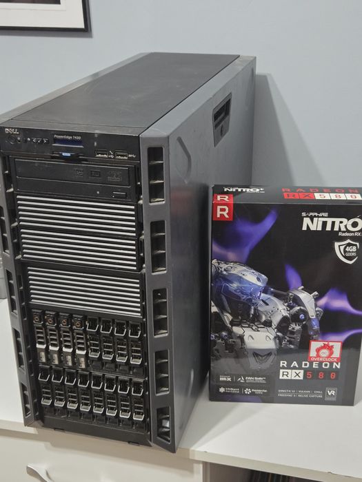 Xeon E5 2643 v4 224 gb DDR4 rx 580