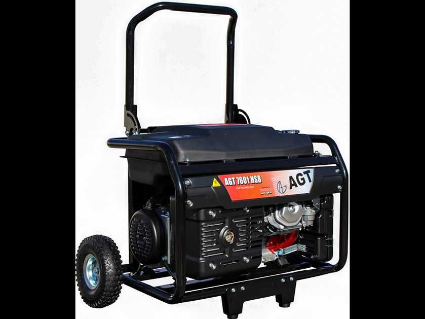 Generator de curent 230V AGT 7601 HSB TTL motor Honda, 6.6kVA, 13cp