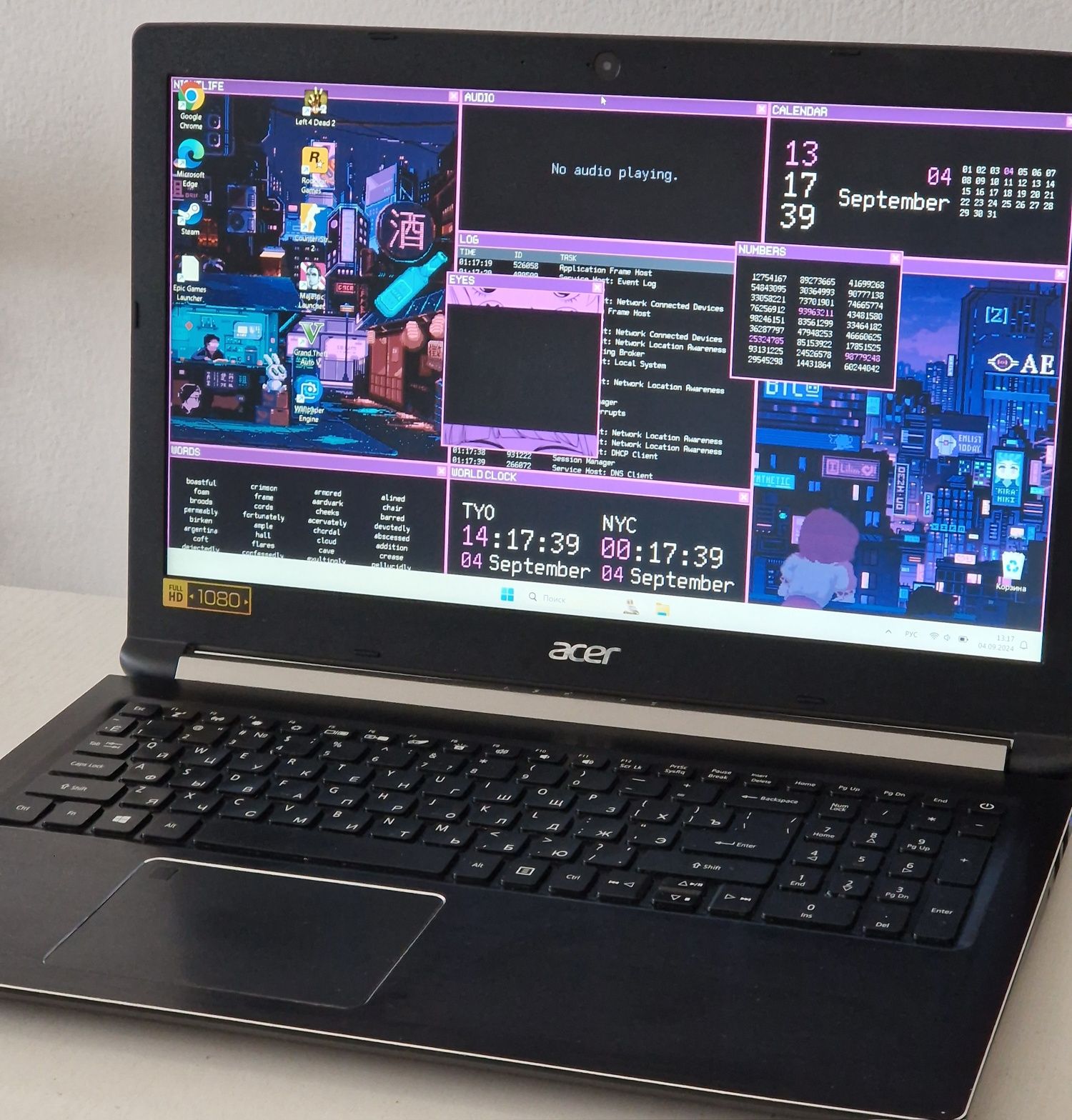 Продам ноутбук Acer Aspire 7/Core i5-8th/GTX 1050ti/SSD/Windows 11 Pro