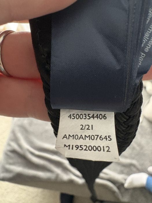 Curea Tommy Hilfiger textil impletit masura 105