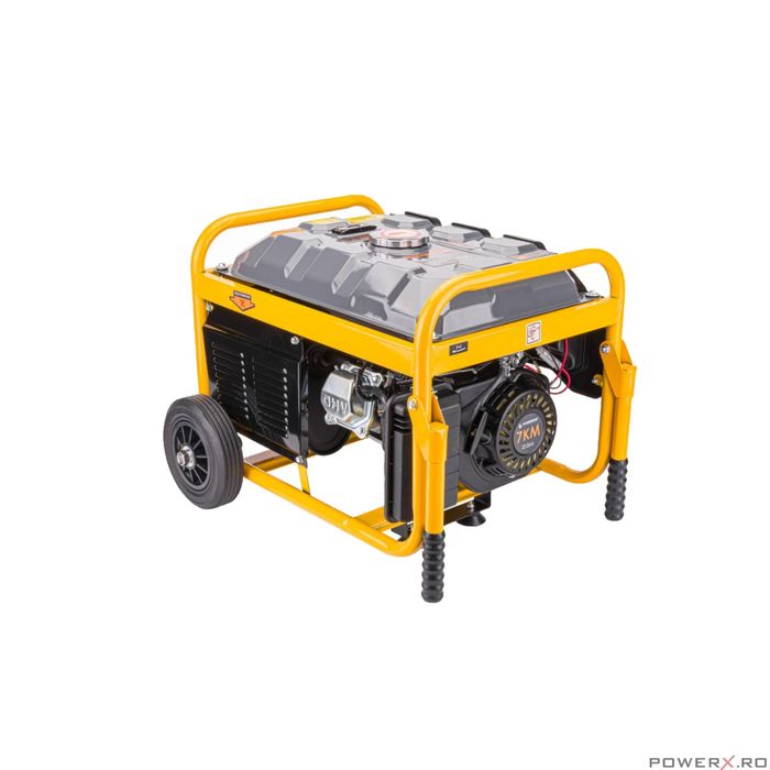 Generator de curent pe benzina 3 kw, 2 in 1, monofazic si trifazic,