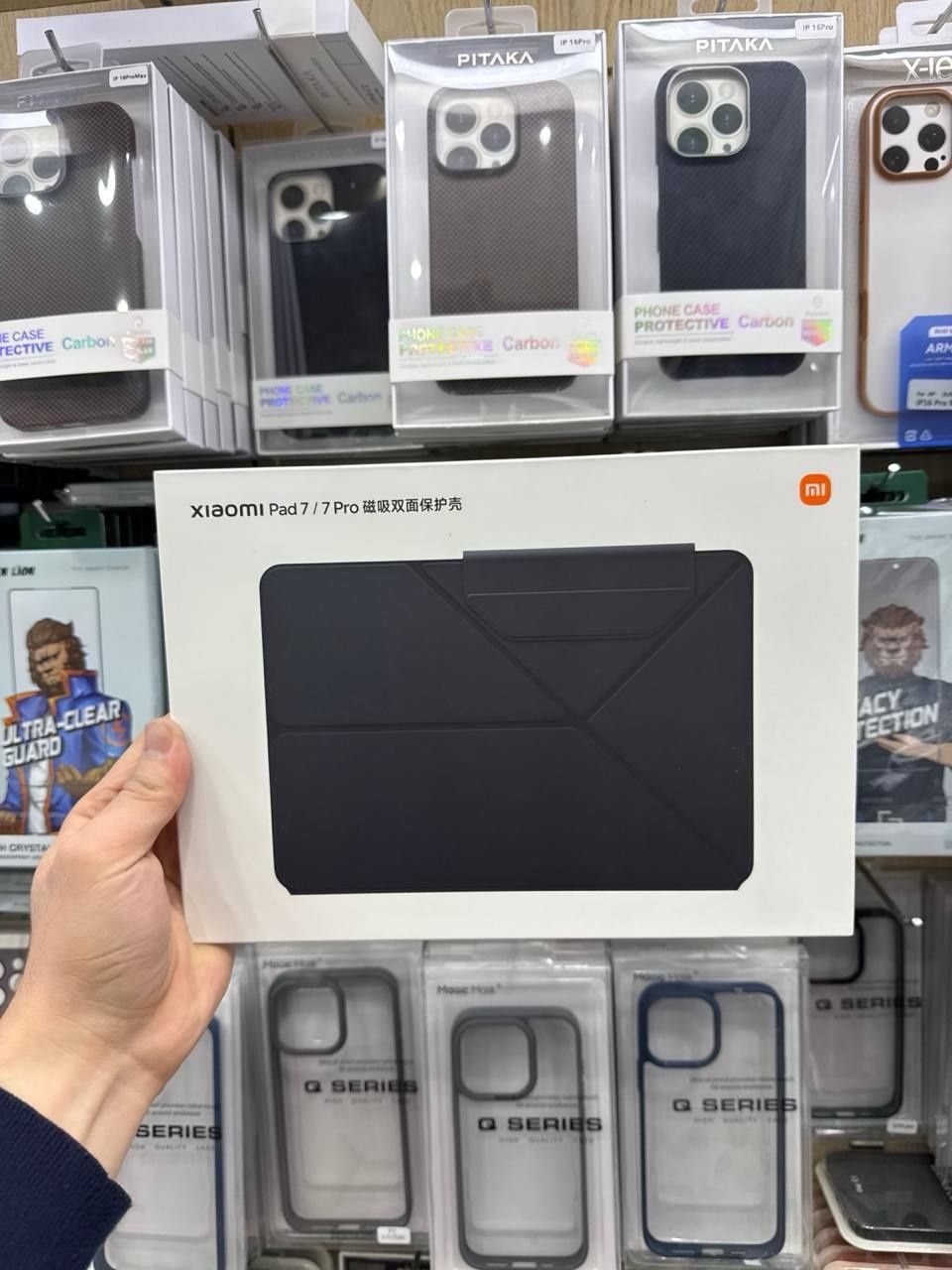 Xiaomi Pad 7/7 Pro чехол cover chexol. Клавиатура. Есть доставка