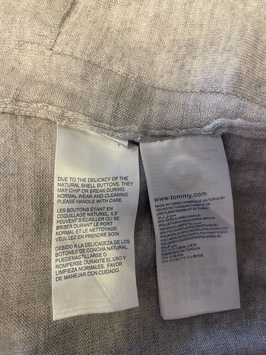 Cardigan dama lana/calitativ/lung Tommy Hilfiger M