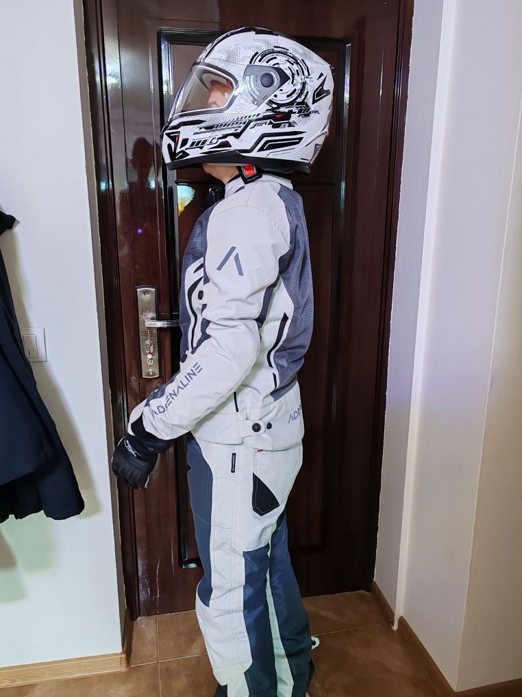Costum moto dama Adrenaline și Casca Nolan