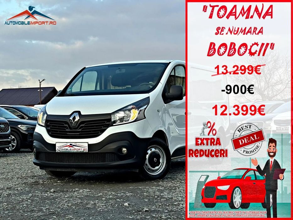 Renault Trafic GARANTIE 1 AN, 5 Servicii PREMIUM Incluse in PRET, Posib. LEASING/RATE