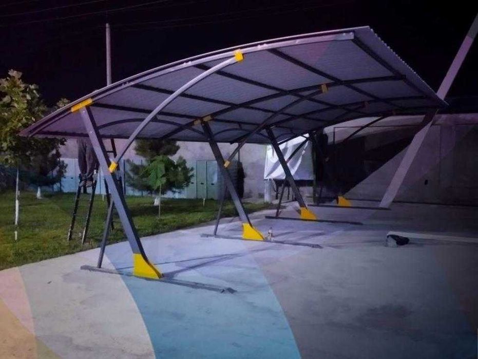 Навес/Парковка для 2 автомобилей ; Naves/Parkovka dlya 2 automobiley