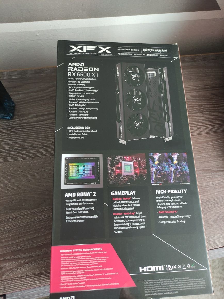 Продам видеокарту RX6600XT