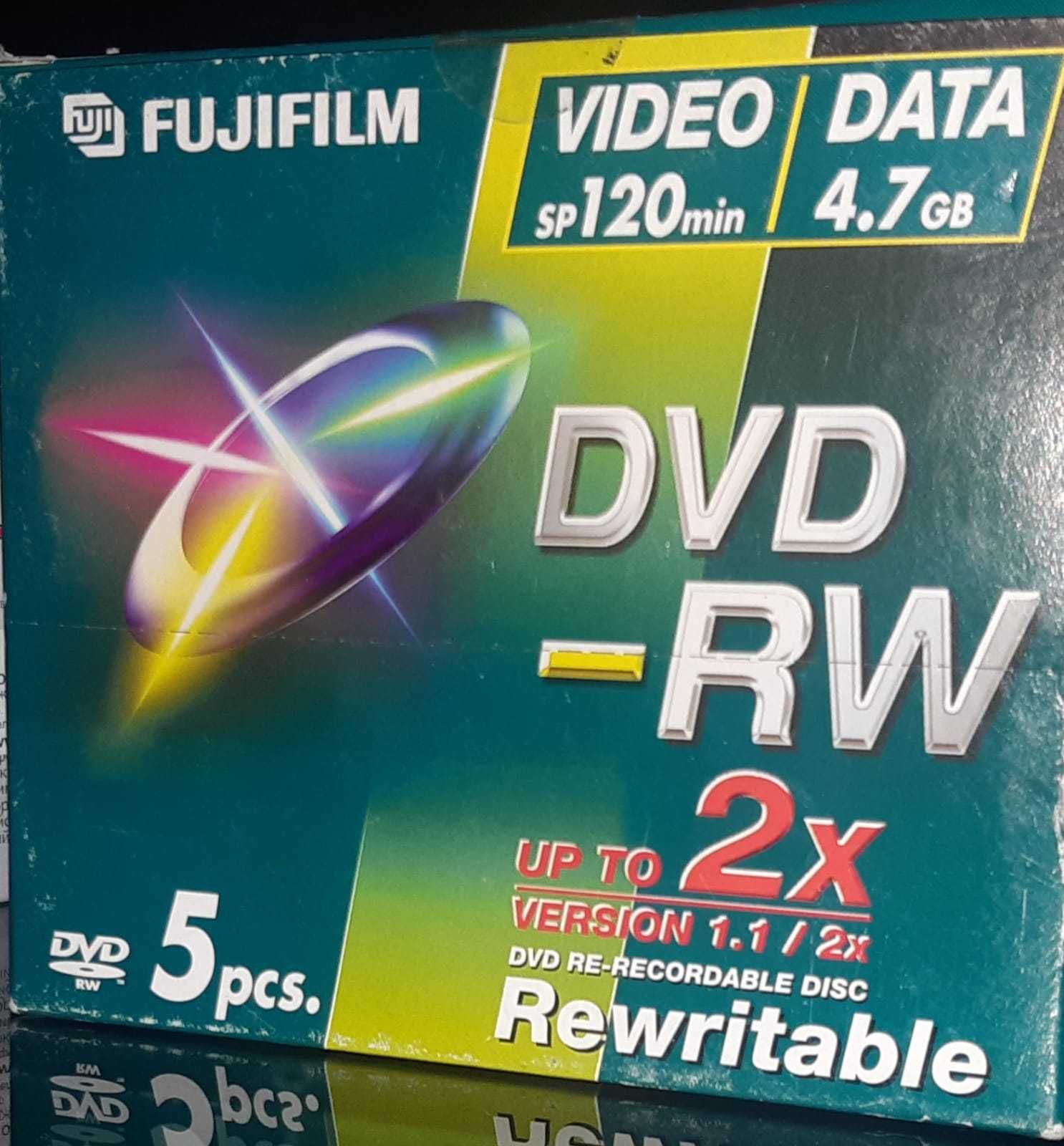 FUJIFILM DVD + RW, висококачествен запис, съхранение над 50 год