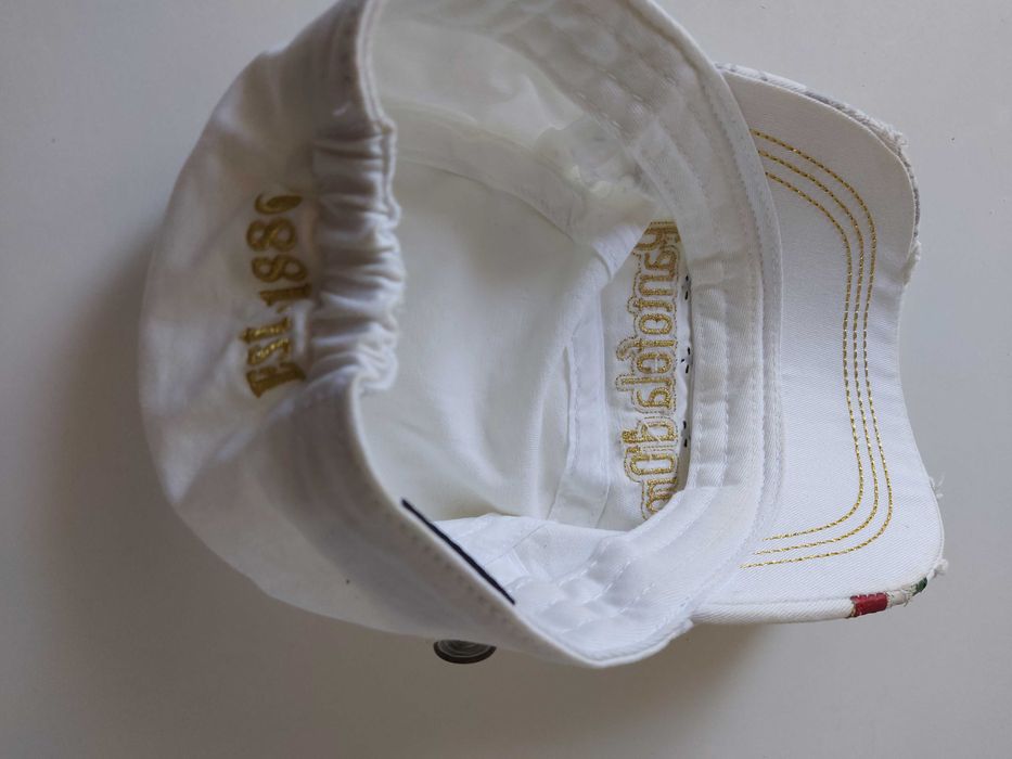 Шапка с козирка Pantofola D Oro , unisex 58 см бяла и черна