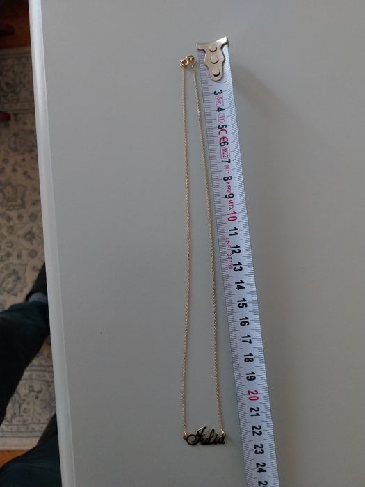 Lănțișor cu medalion aur 14 k