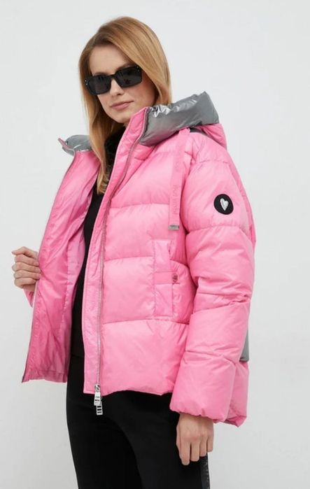 Пухено яке Mos Mosh в розово със зимна изолация