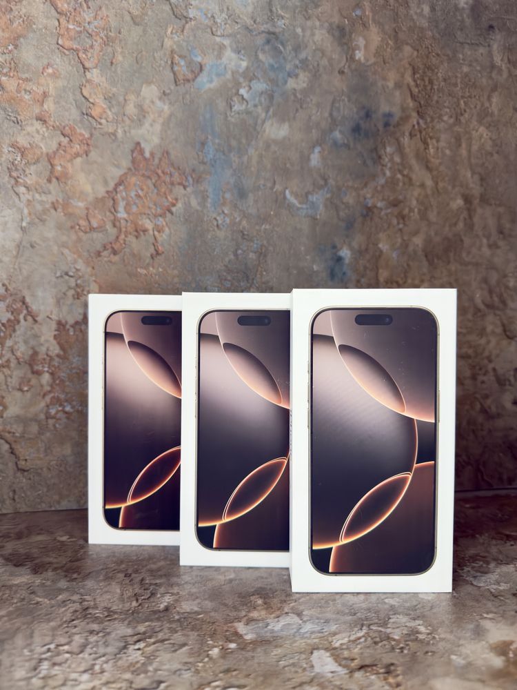 **ATS GSM**iPhone 16 Pro Max 256Gb Desert  / Nou / Garantie