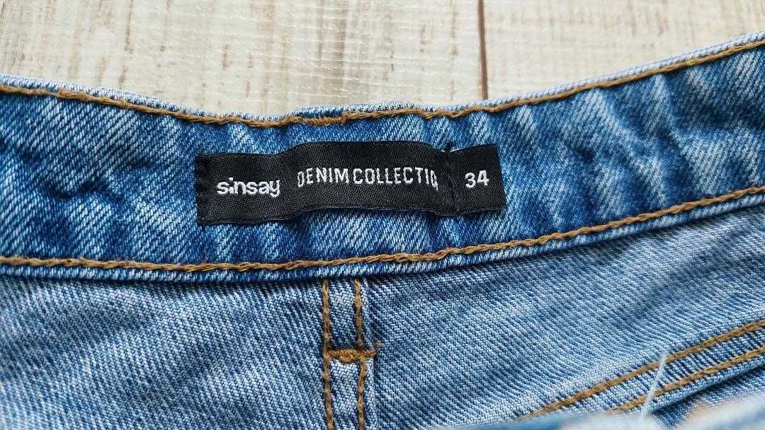 Pantalon scurt denim pentru fete marimea 34