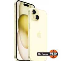 Apple iPhone 15, 128 Gb, Yellow | UsedProducts.ro