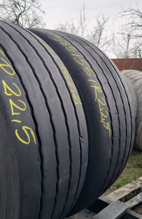 2 Anvelope Hankook 385/55 R22.5  DOT1622 Stare Perfecta.
