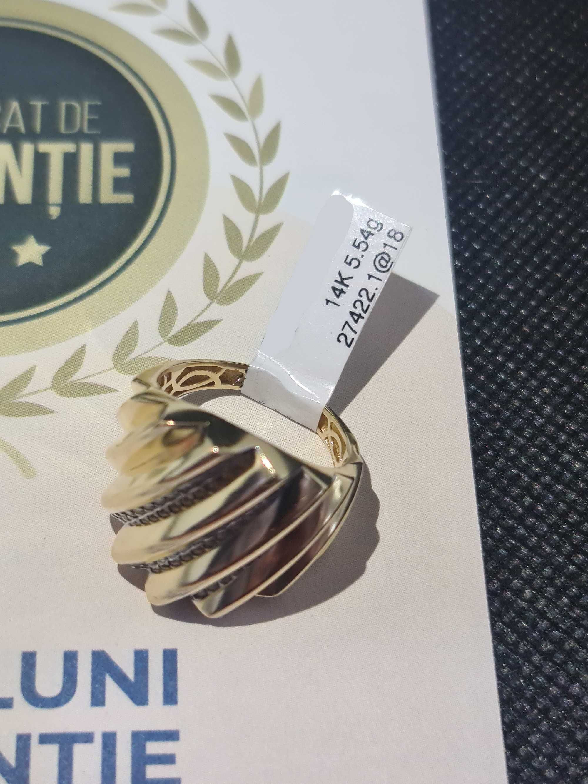Inel Aur 14K (Ag18 Tutora b.27422) Garantie 2 ani!