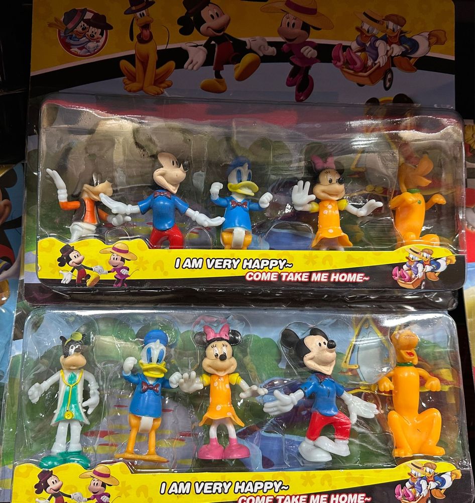 Set 5 figurine Mickey Mouse