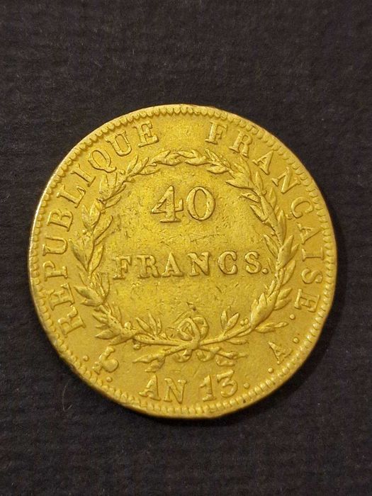 Златна Монета 40Франка Наполеон Консул AN XI-AN12 и Наполеон 1806-AN13