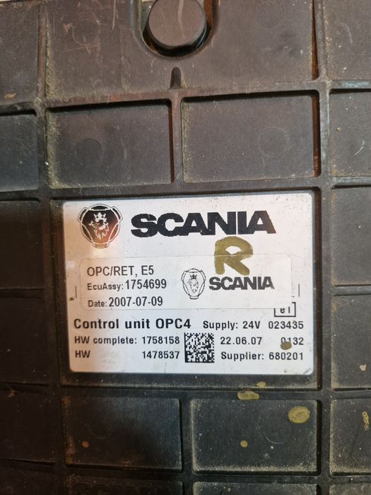 Calculator cutie viteze Scania OPC/RET.
Plata