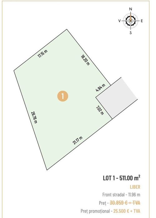 Lot de teren, padurea Snagov - Ciolpani - mega reduceri de pret!