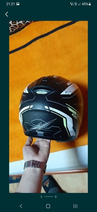 Scorpion exo 510 air pompita S 56 cm ochelari casca moto motocicleta