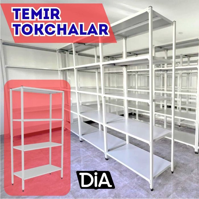 Arxiv stellaj, rafli metall tokchalar, ombor, архивный стеллаж