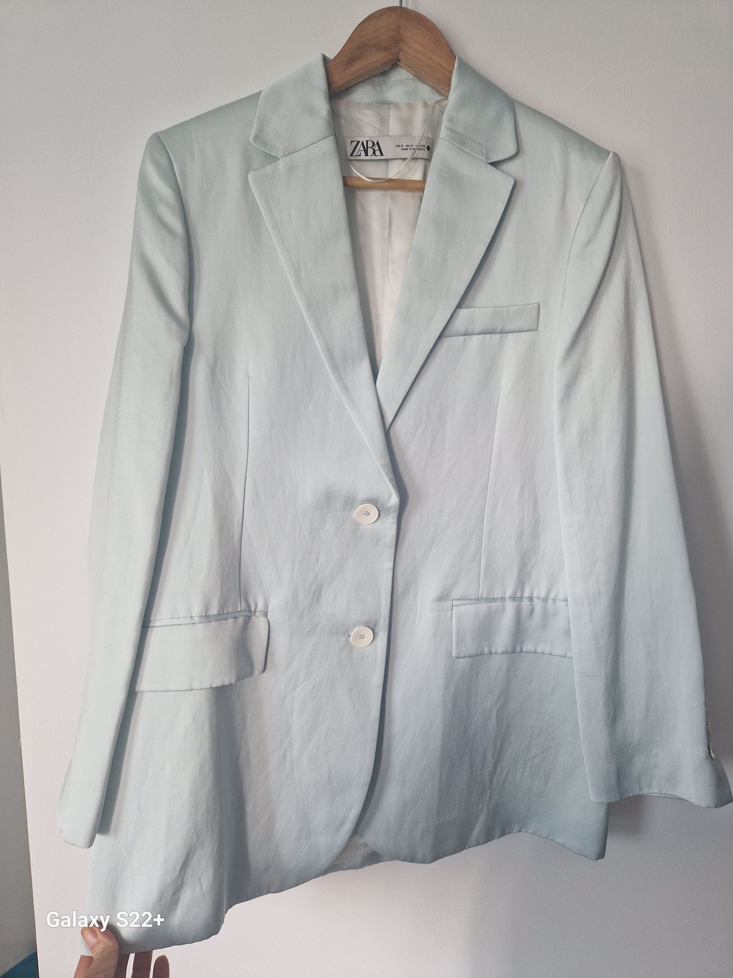 Sacou oversize din in si viscoza Zara