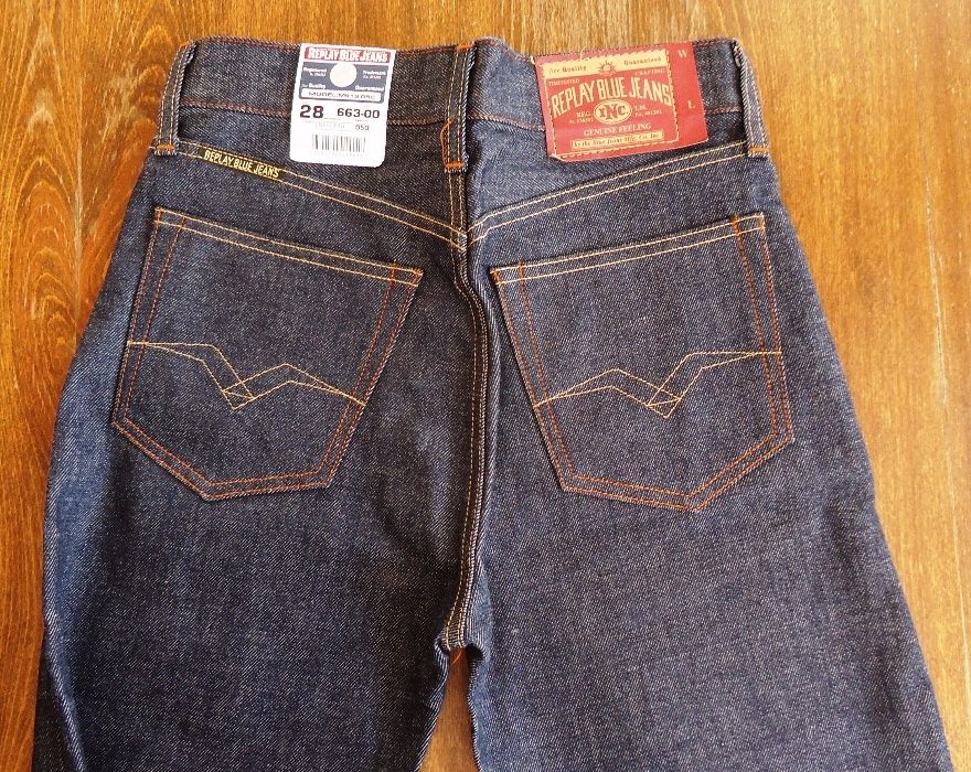 Replay Blue Jeans size W28 L32 Regular Women's Jeans Made in Italy