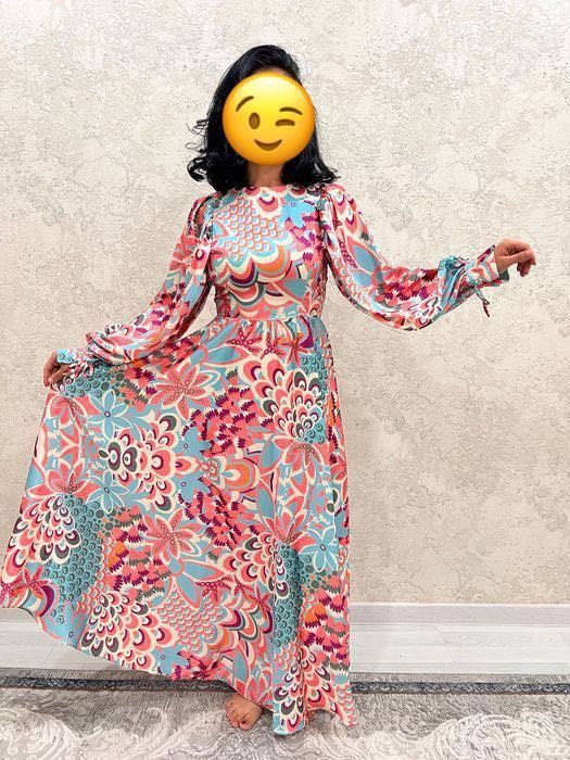 турецкое платье длинное новое