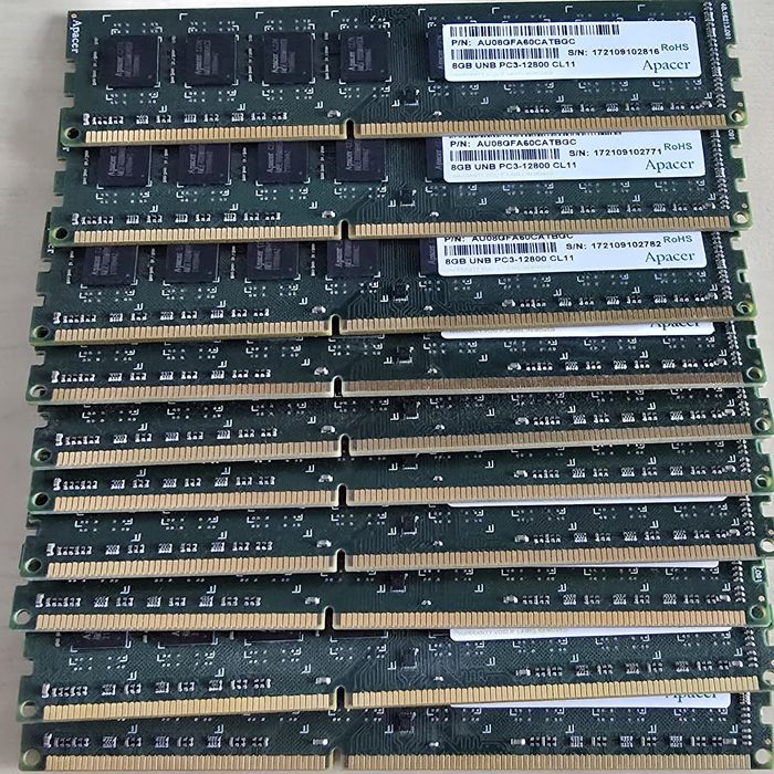 Lot 10 memorii 8gb DDR3