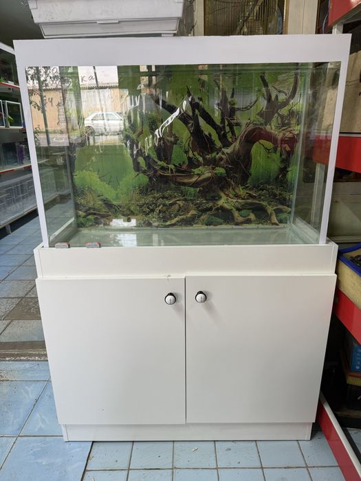 Продам акварим с тумбой. 174л. (новый)