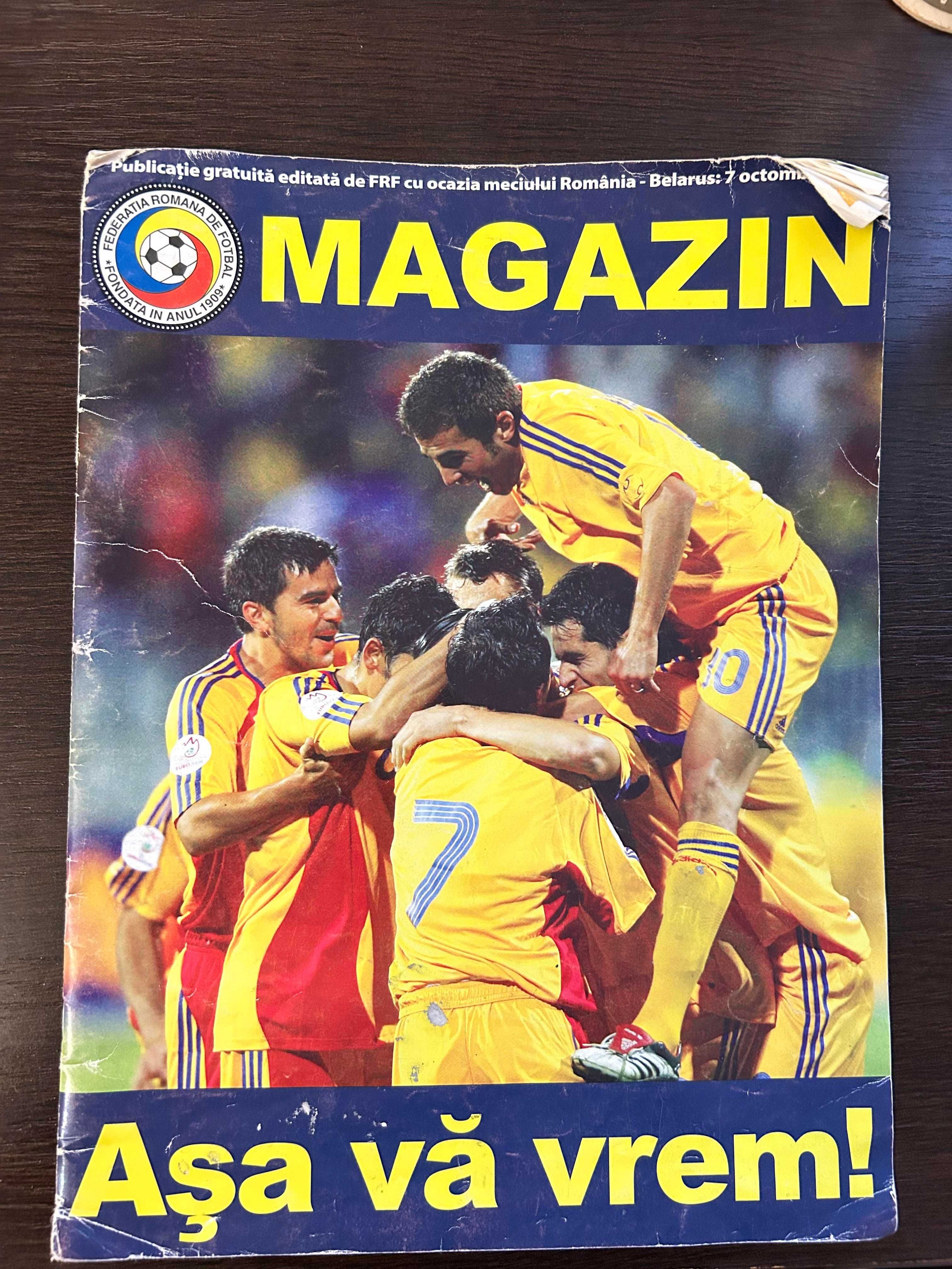 Revista oficiala fotbal de la Romania-Belarus