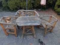 Set masa si scaune curte / gradina lemn