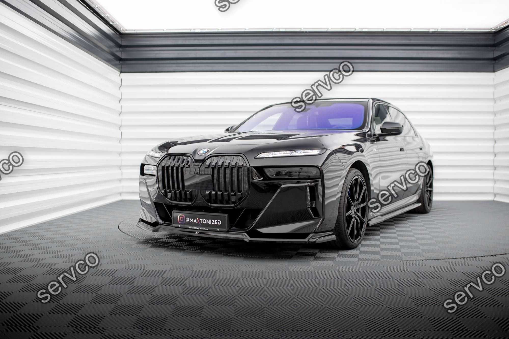 Prelungire bara fata Bmw Seria 7 G70 M-Pack M760e 2022- v3 - Maxton