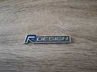 синя емблема лого Волво Volvo R Design