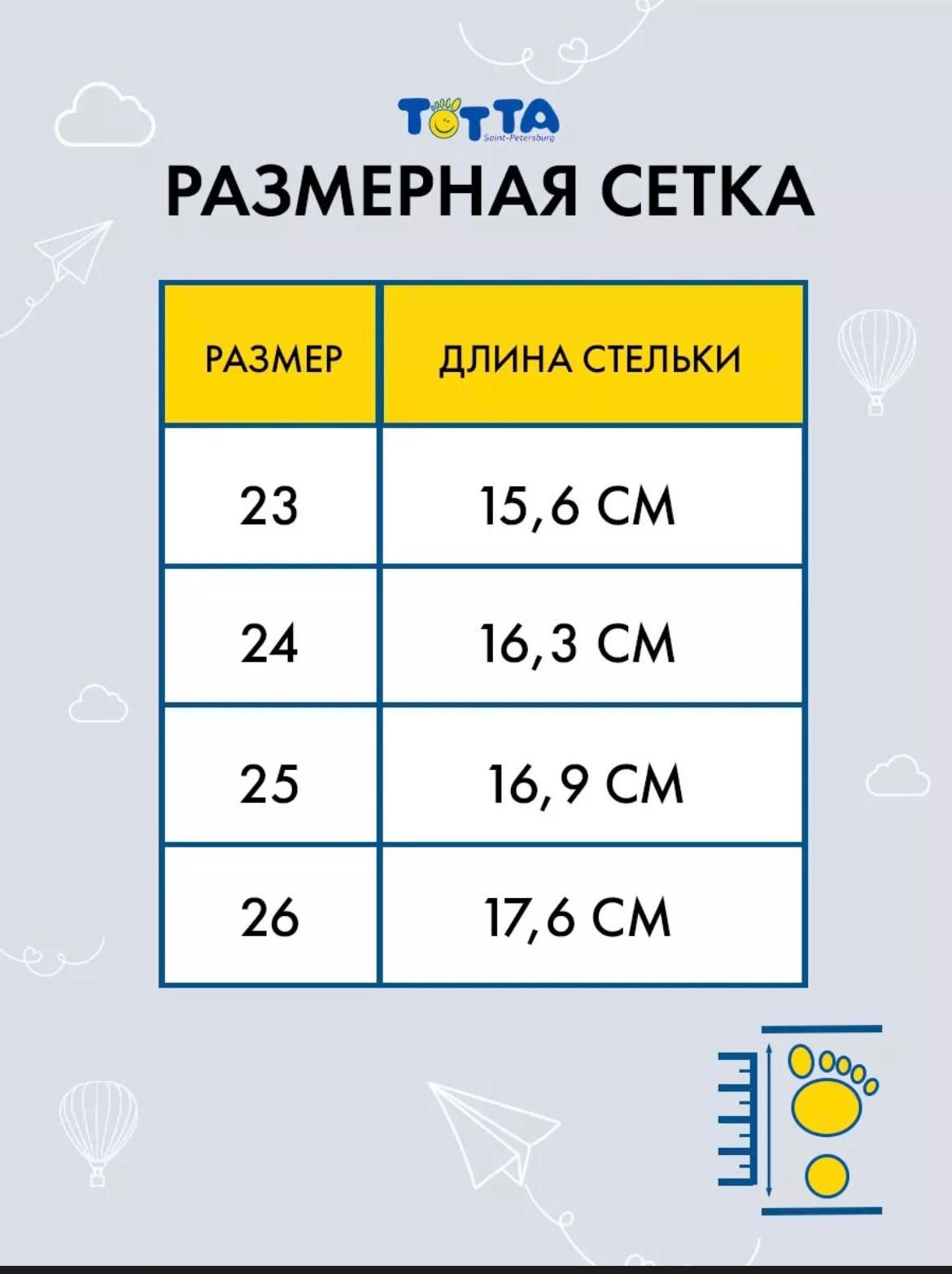 Кожаные сандалии Totta, р-р 23
