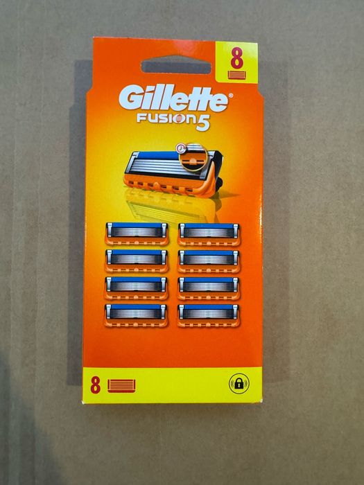 Rezerve lame Gillette Fusion 5 portocaliu noi sigilate in cutie