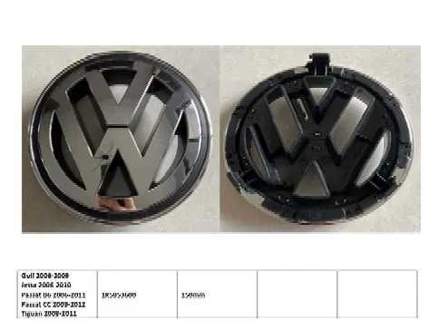 Емблема VW Golf/Passat/Touran/Polo/Transporter/Jett/Kaddy/Bora