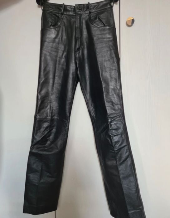 Pantaloni piele naturala marime S